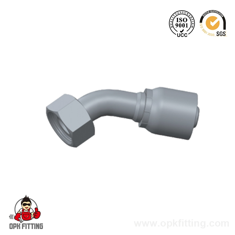 20741-RW 45° GB Metric Female 74° Cone Seat