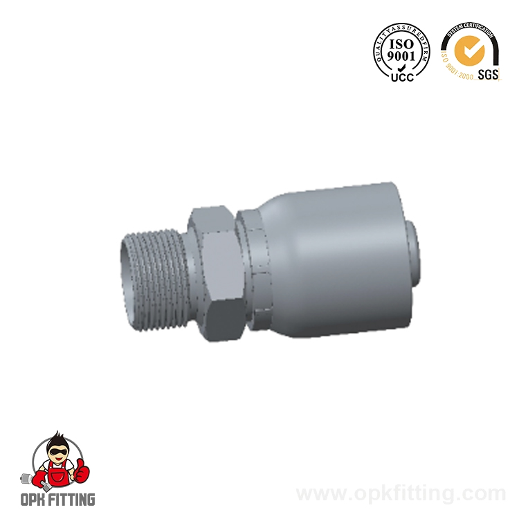 12611A-RW BSP Male Double Use For 60° Cone Seat Or Bonded Seal