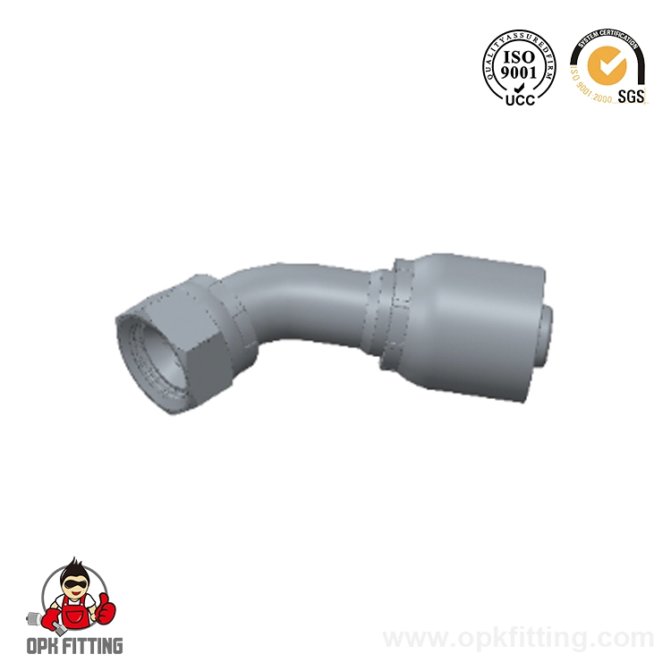 26741-RW 45° JIC Female 74° Cone Seat