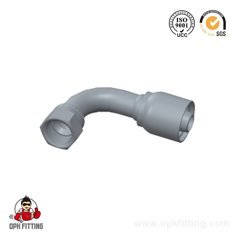 26791-RW 90° JIC Female 74° Cone Seat