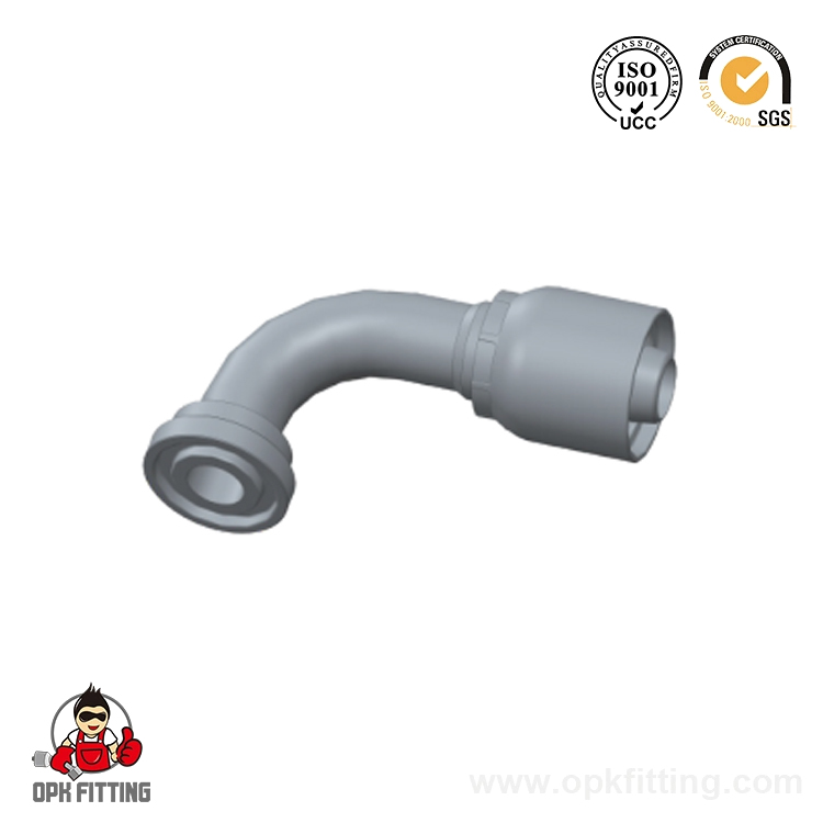 87391-RW 90° SAE Flange 3000 PSI