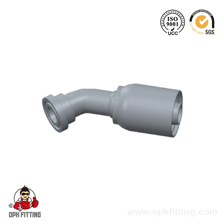 87643-RW 45°SAE Flange 6000 PSI