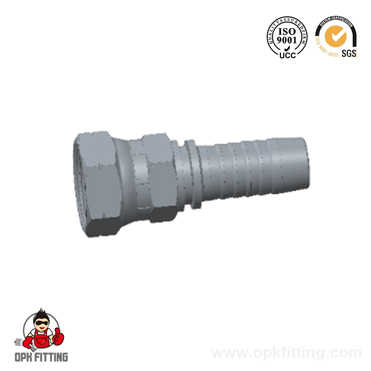 22611D-SM BSP Female 60° Cone Double Hexagon