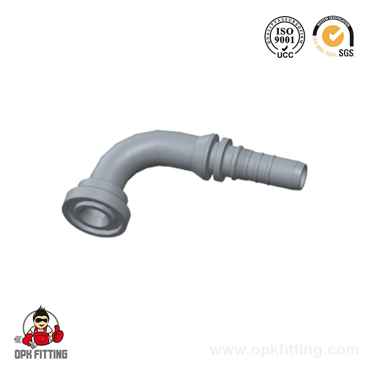 87693 90°SAE  Flange 6000  PSI