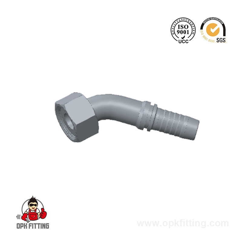 20241 45° Metric Female Flat Seat